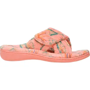 Women's Vionic Relax Papaya Floral Terrycloth