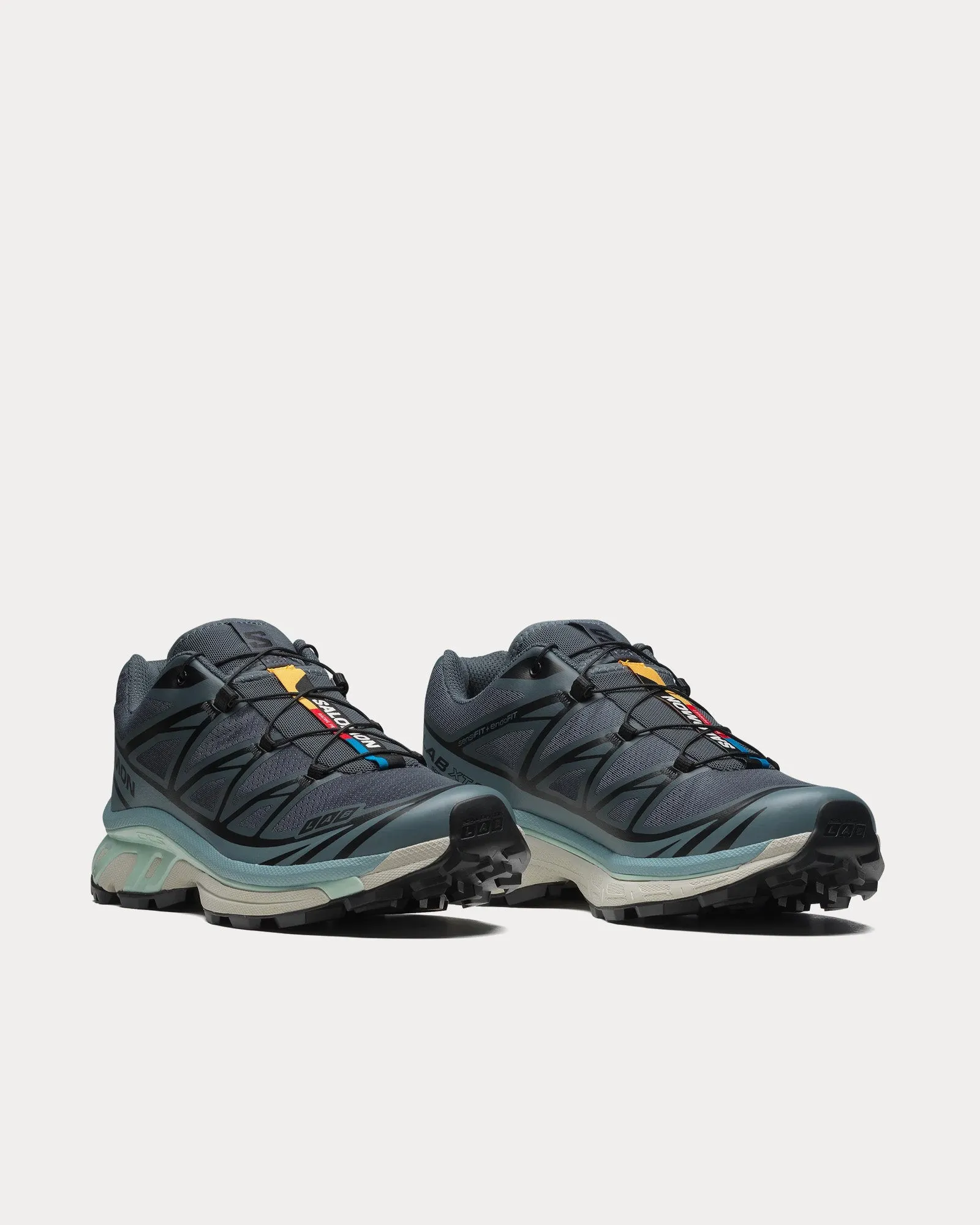 XT-6 Turbulence / Trooper / Clearly Aqua Pink Low Top Sneakers