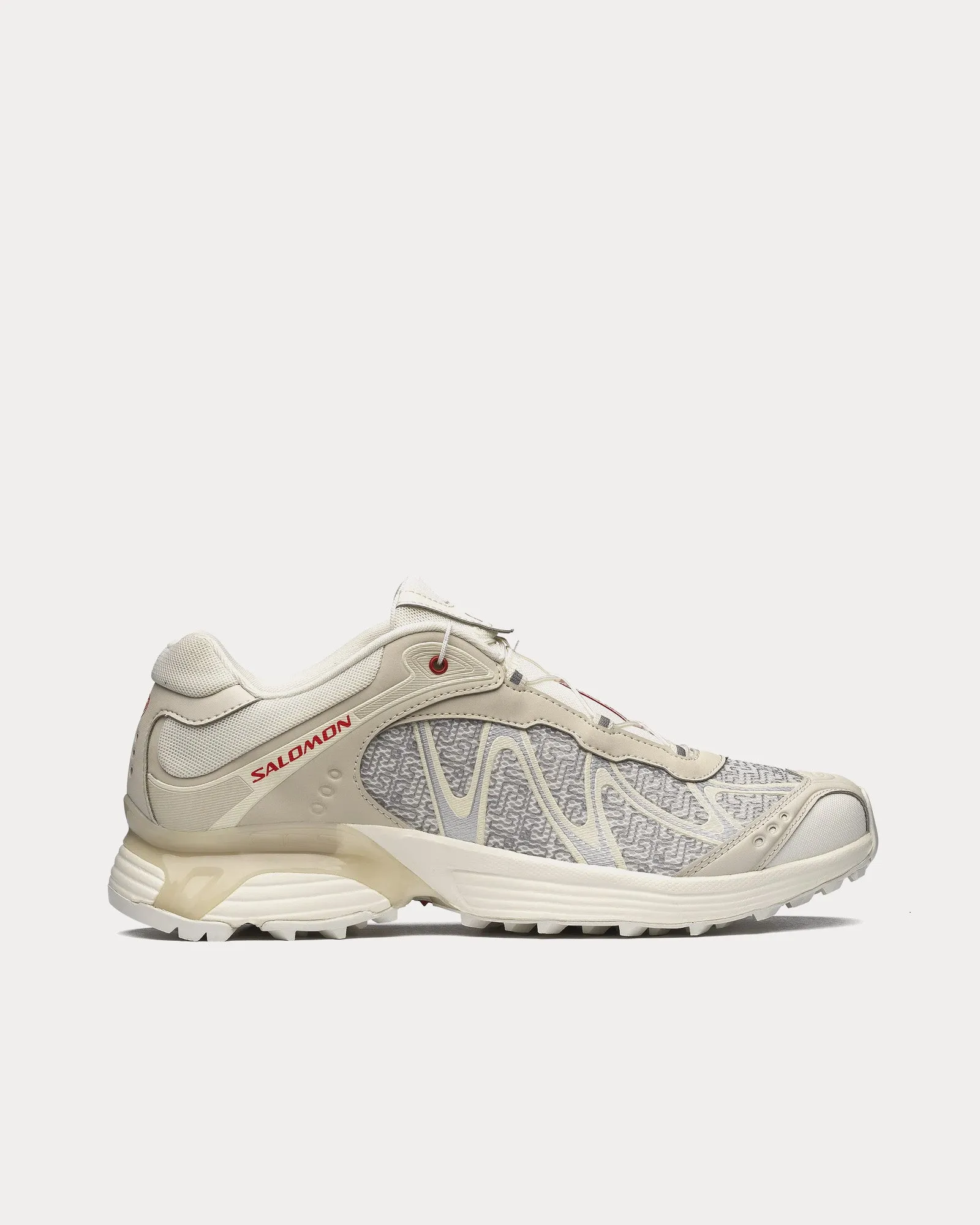 XT-Whisper Panhui Vanilla Ice / Rainy Day / Fiery Red Low Top Sneakers