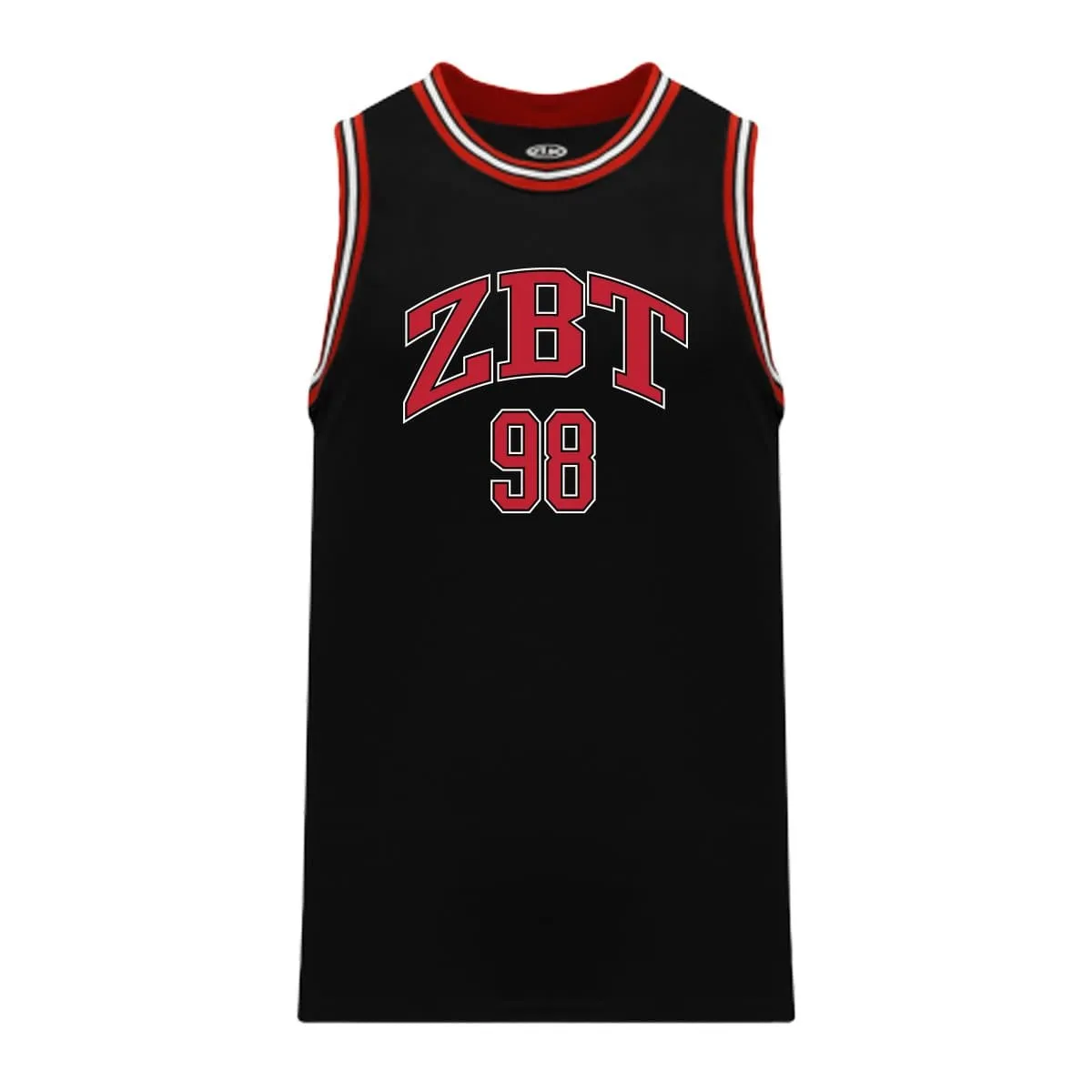 ZBT Black Basketball Jersey